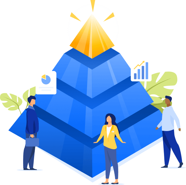 Mass Division marketing growth illustration