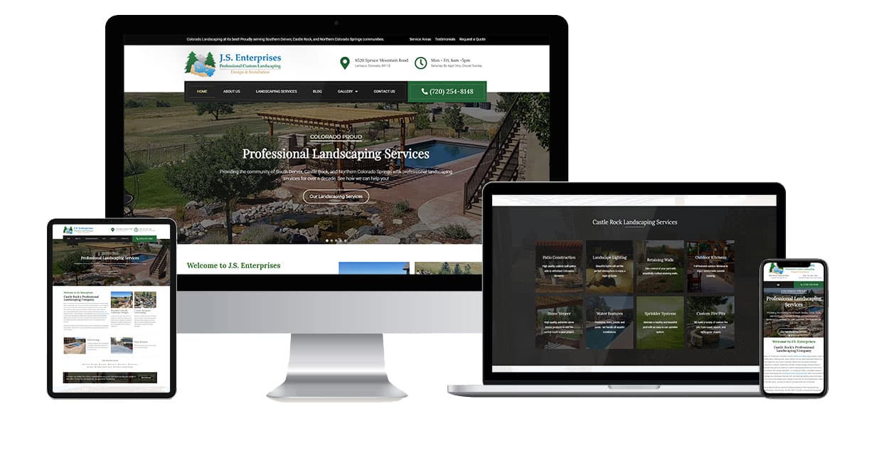 JS Enterprise website design by Mass Division