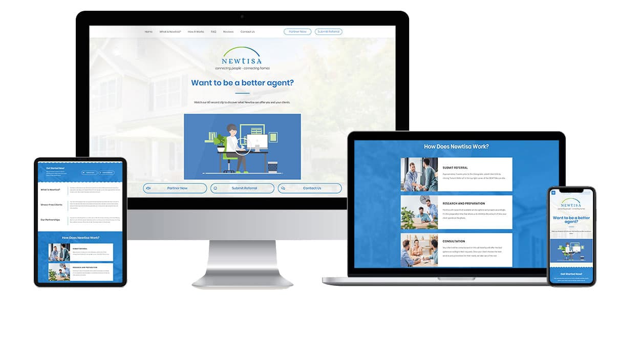 Utility Boss (Formerly Newtisa) website design