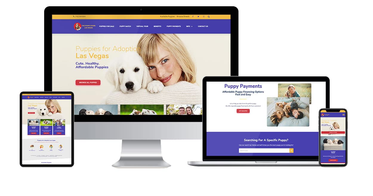 Las Vegas Puppies website design